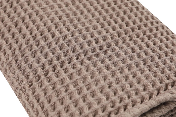Mijölnir Toalla de Manos Modal Waffle Marrón 50% Modal 50% Algodón 250 gr/m² 50x90 cm
